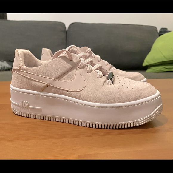 Nike Shoes - W AF1 Sage Low • Barely Rose/ Barely Rose-White